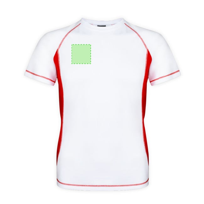 T-shirt running publicitaire homme bicolore 