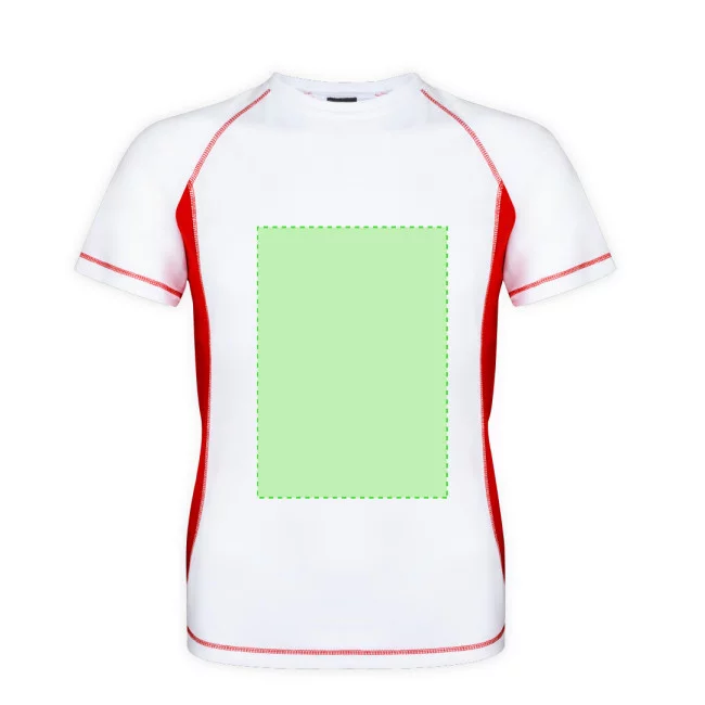 T-shirt running publicitaire homme bicolore 
