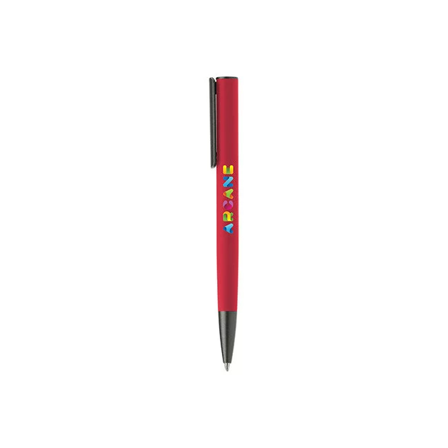 Stylo publicitaire Jagger acier Stylo publicitaire Jagger acier - Rouge 199