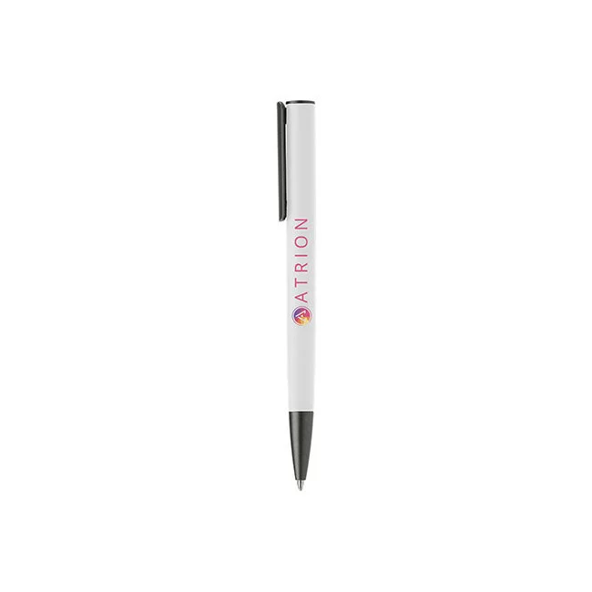 Stylo publicitaire Jagger acier Stylo publicitaire Jagger acier - Blanc