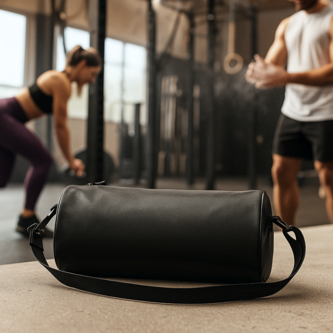 Sac de sport personnalisable en RPET Brenna Tube 