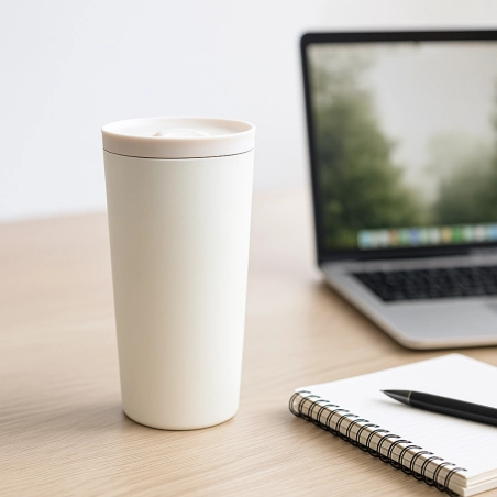 Mug isotherme personnalisé en inox recyclé Rowan 500 ml 