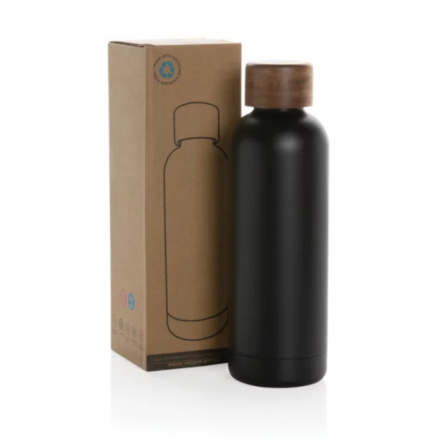 Bouteille isotherme personnalisable Wood 500 ml 