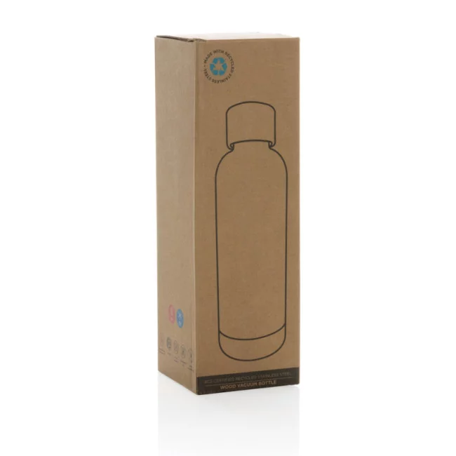Bouteille isotherme personnalisable Wood 500 ml 