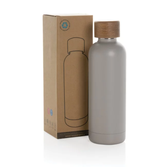 Bouteille isotherme personnalisable Wood 500 ml 
