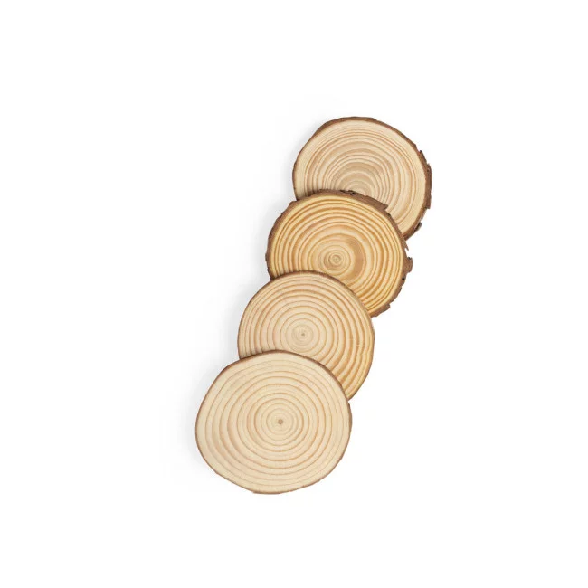 Set sous-verre en bois personnalisable Yantic