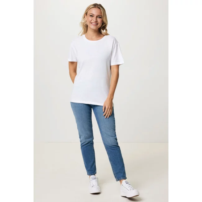T-shirt femme personnalisé en coton recyclé Iqoniq Yala 