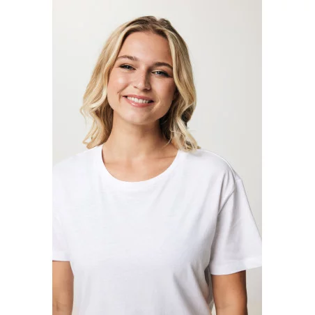 T-shirt femme personnalisé en coton recyclé Iqoniq Yala 