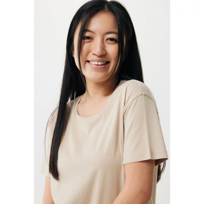 T-shirt femme personnalisé en coton recyclé Iqoniq Yala 