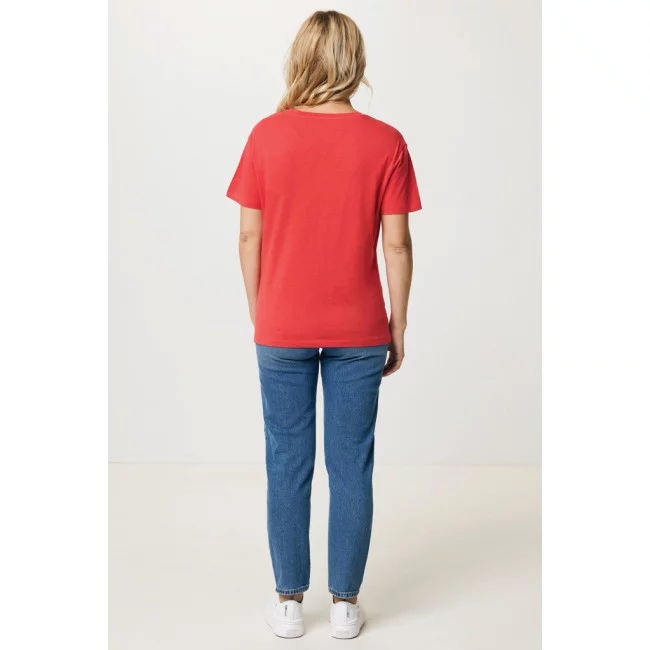 T-shirt femme personnalisé en coton recyclé Iqoniq Yala 