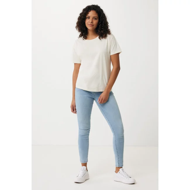 T-shirt femme personnalisé en coton recyclé Iqoniq Yala 
