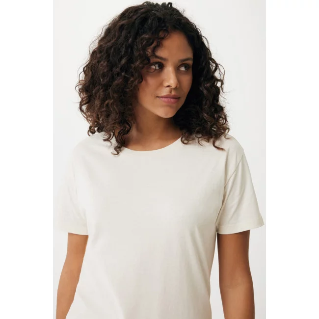 T-shirt femme personnalisé en coton recyclé Iqoniq Yala 