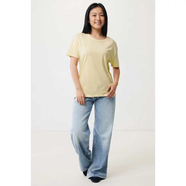 T-shirt femme personnalisé en coton recyclé Iqoniq Yala 