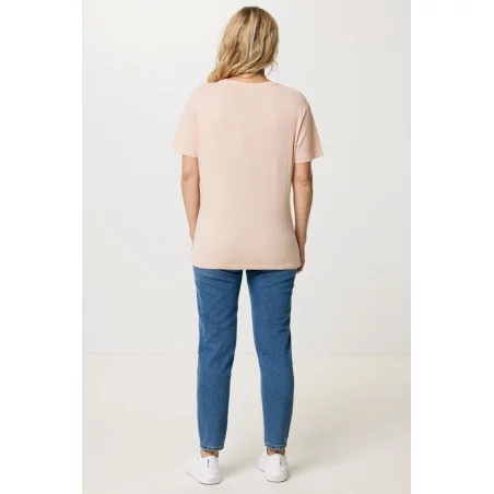 T-shirt femme personnalisé en coton recyclé Iqoniq Yala 