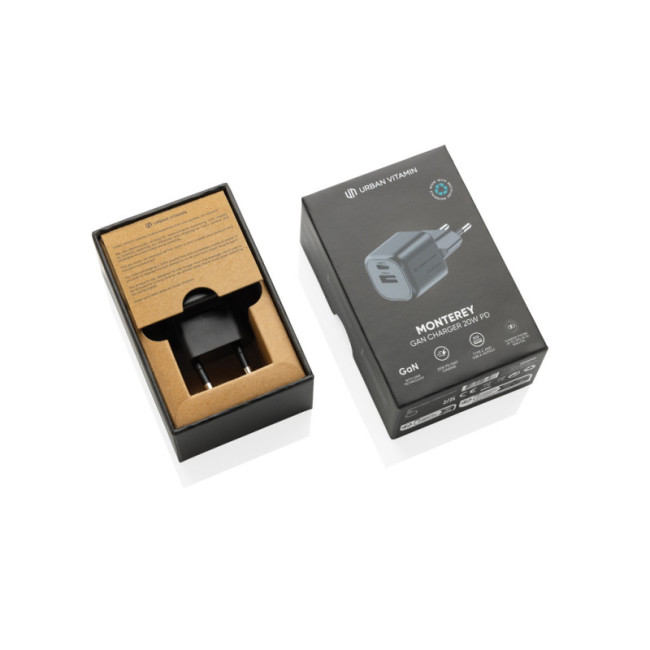 Chargeur GaN personnalisé Urban Vitamin Monterey 20W 