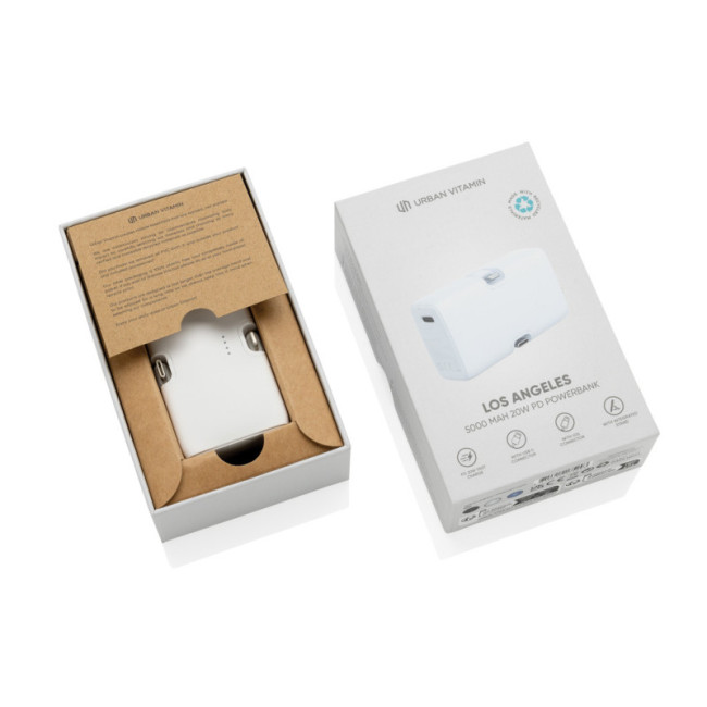 Powerbank publicitaire 20W PD Urban Vitamin Los Angeles 