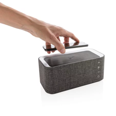 Enceinte personnalisée avec chargeur à induction Vogue 