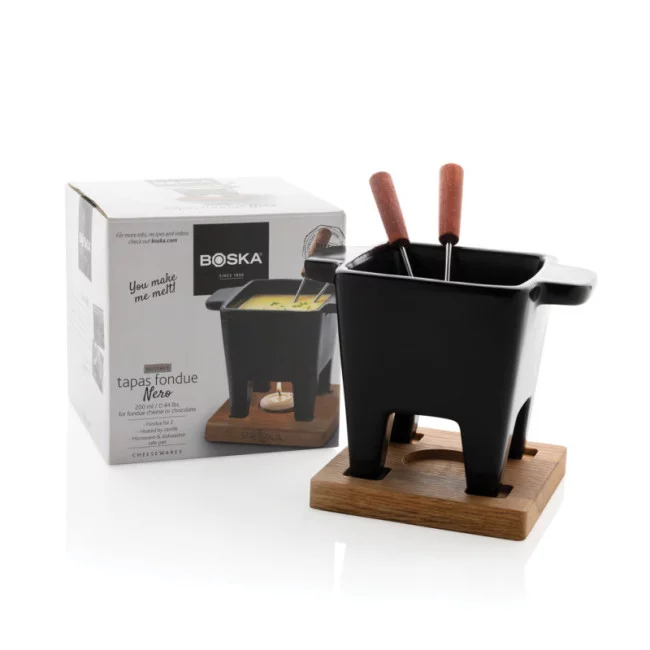 Set à fondue personnalisé Boska Tapas Fondue Nero 300 ml 