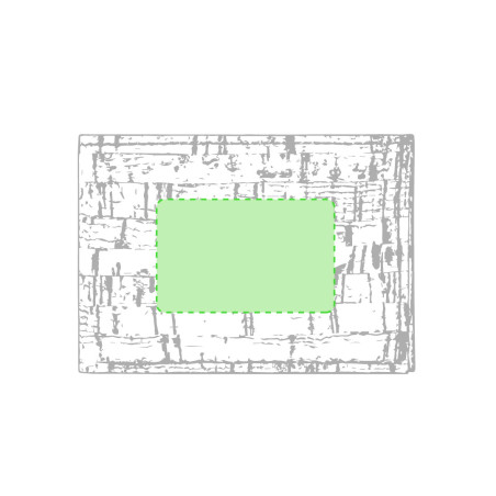 Portefeuille en liège personnalisable Aquilax 