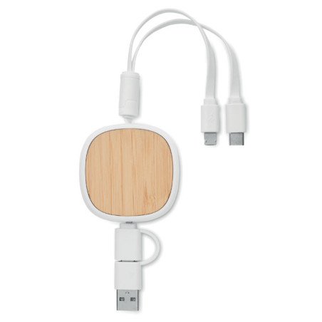 Câble de charge rétractable personnalisé Togobam 