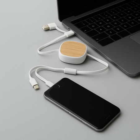Câble de charge rétractable personnalisé Togobam 