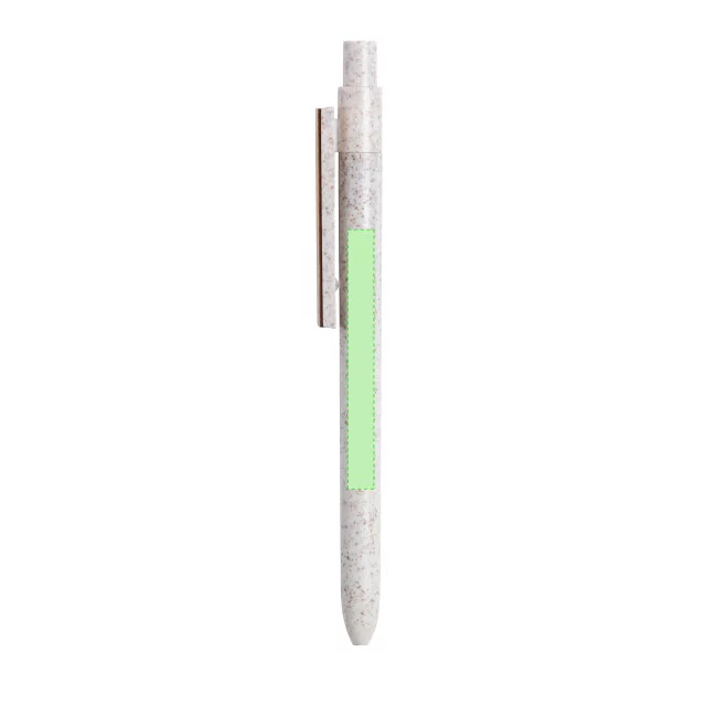 Stylo naturel en canne de blé et bambou Yusin 