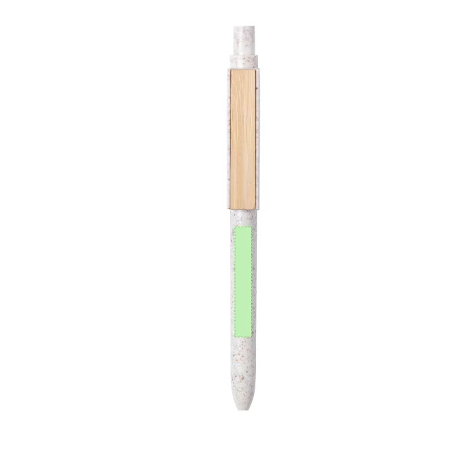 Stylo naturel en canne de blé et bambou Yusin 