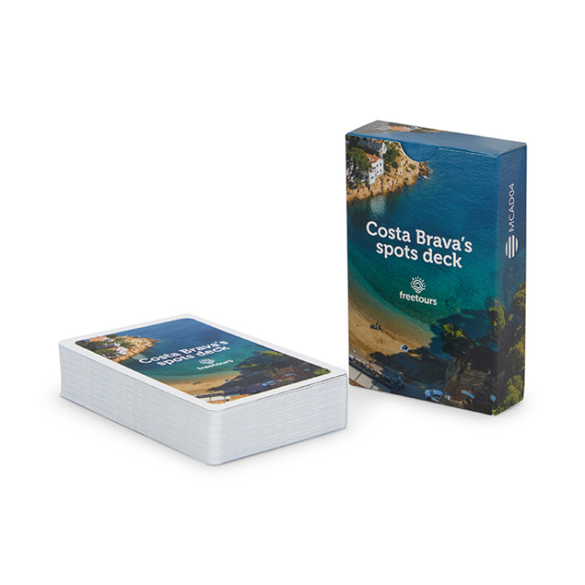 Jeu de 54 cartes personnalisables recto-verso 