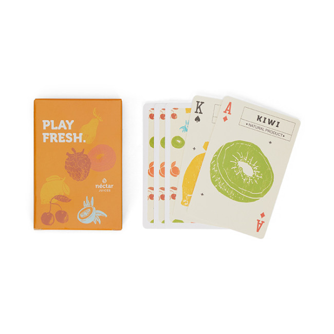 Jeu de 54 cartes personnalisables recto-verso 