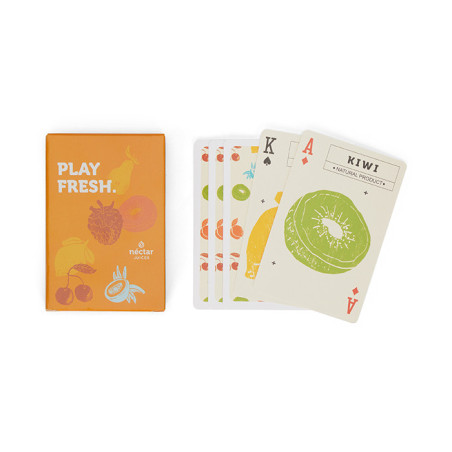 Jeu de 54 cartes personnalisables recto-verso 