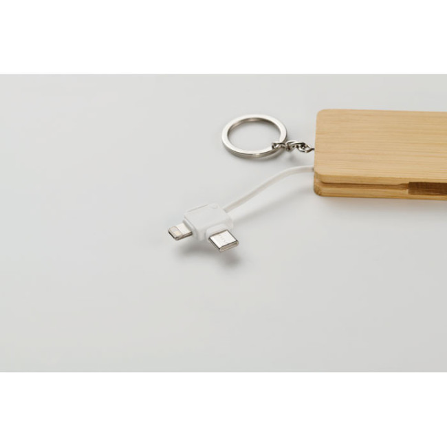 Porte-clés câbles de recharge BUPOW 