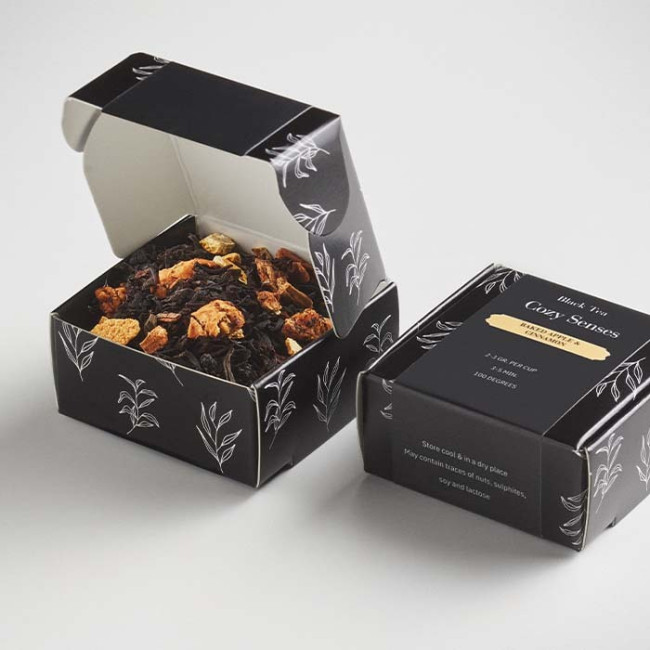 Boîte cadeau avec chocolat style Dubaï et 3 thés zen 