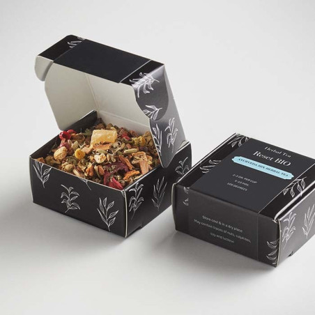Boîte cadeau avec chocolat style Dubaï et 3 thés zen 