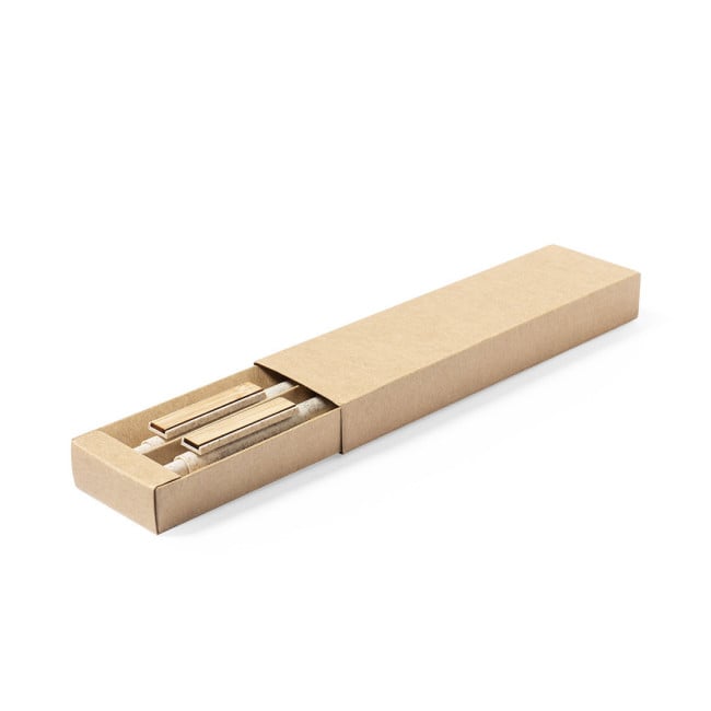 Set de deux stylos naturels Bruneok