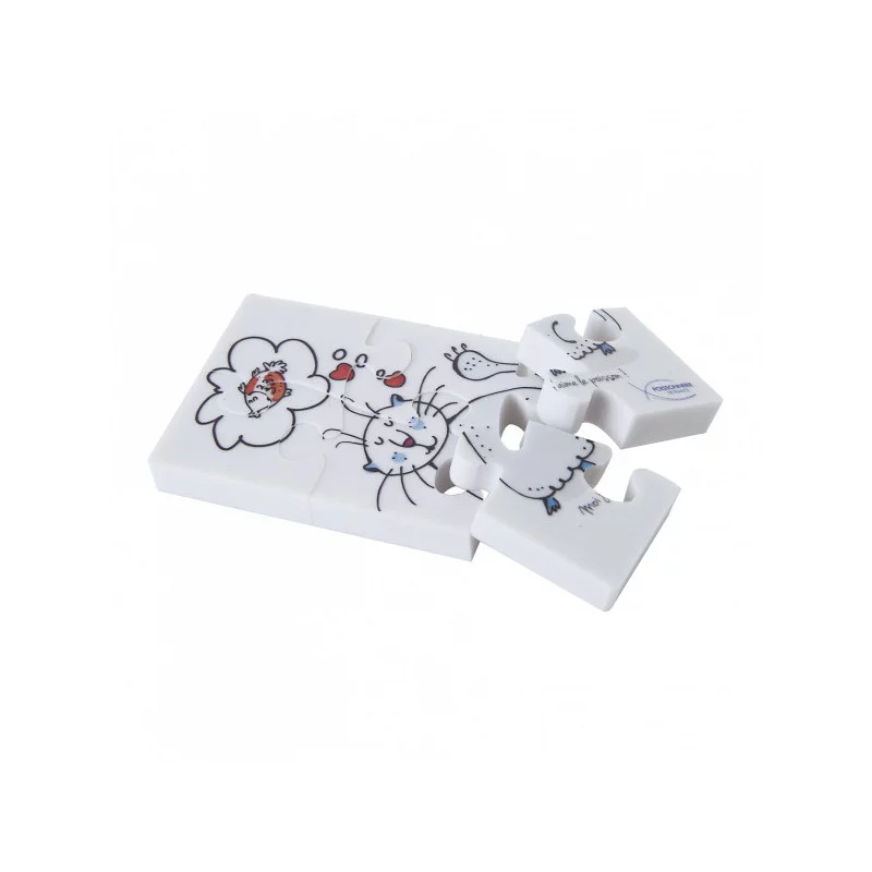 Gomme Publicitaire Puzzle France 1