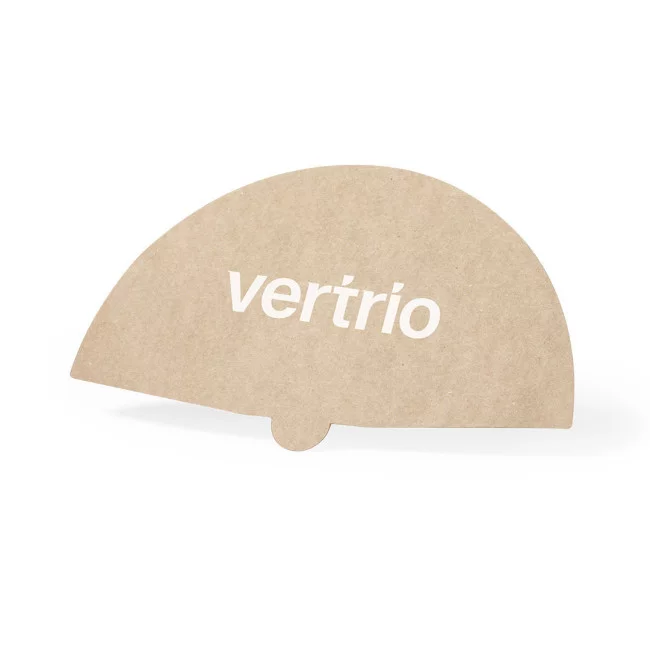 Eventail publicitaire en carton Bilsom