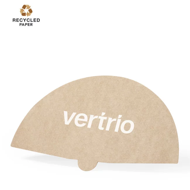 Eventail publicitaire en carton Bilsom