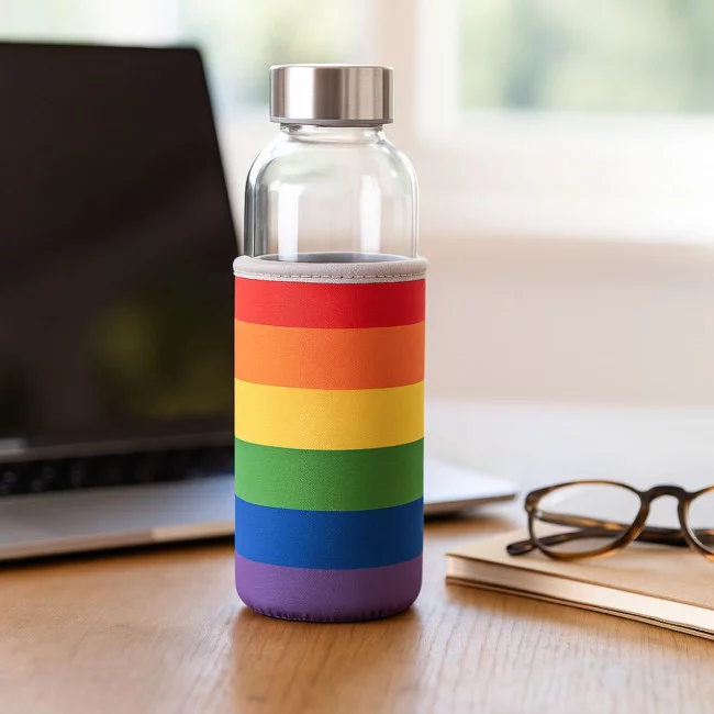 Gourde en verre personnalisable 500 ml 