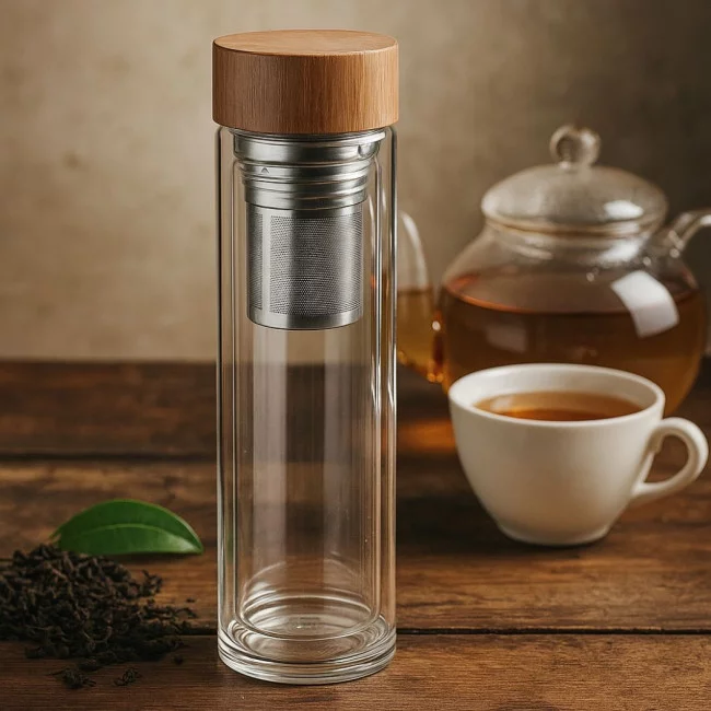 Gourde double paroi avec infuseur BATUMI 420 ml 