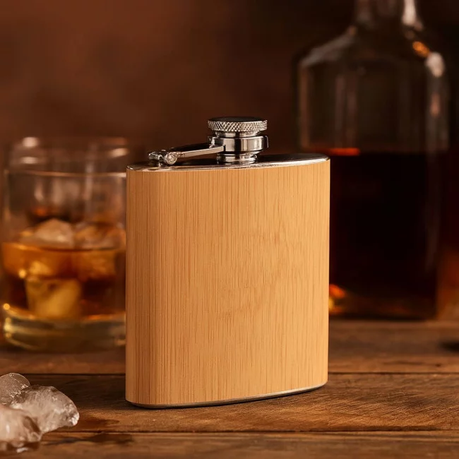 Flasque personnalisable en bambou Hiphip 