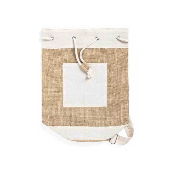 Balluchon publicitaire en jute Lopso 