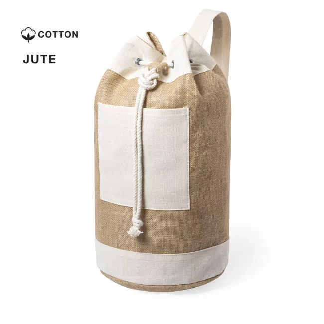 Balluchon publicitaire en jute Lopso 