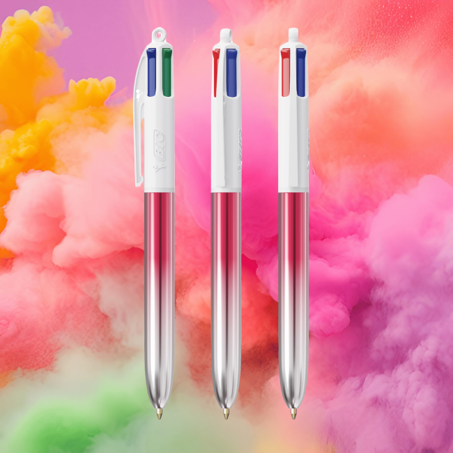 Stylo BIC ® 4 Couleurs Bicolor 