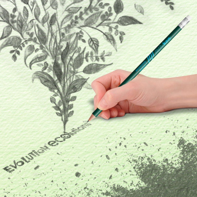 Crayon Bic ® Evolution Gomme Recyclé Personnalisé 