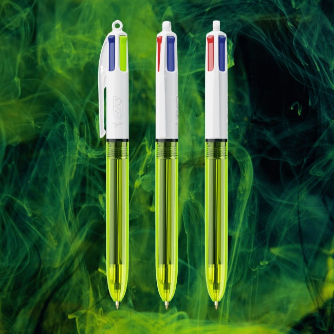 Stylo BIC ® 4 Couleurs Fluo 