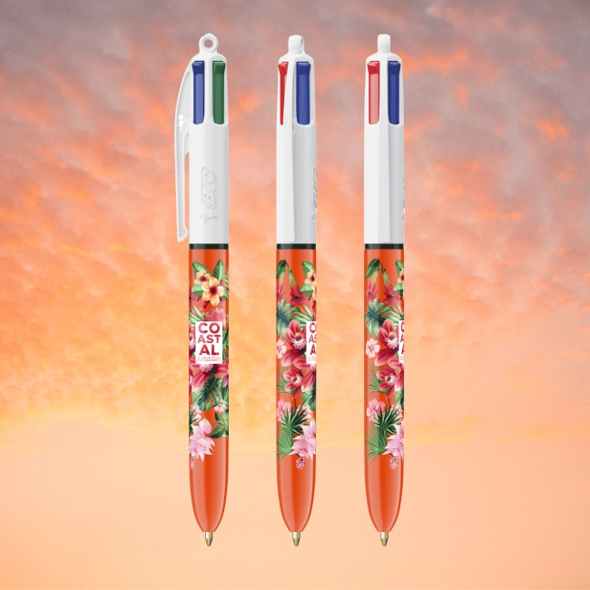 Stylo BIC ® 4 Couleurs Edition Fine 