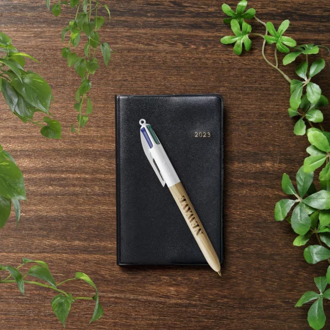 Stylo BIC ® 4 Couleurs Wood Style 