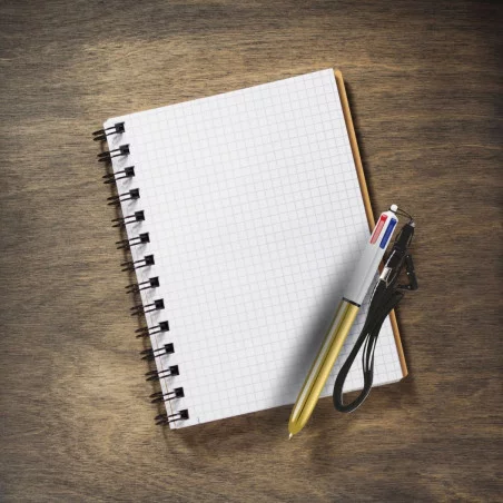 Stylo BIC ® 4 Couleurs Shine Lanyard 