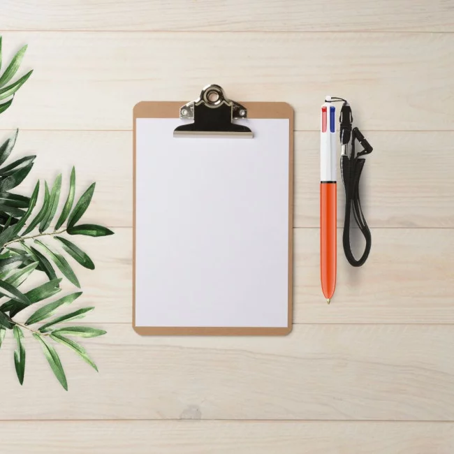 Stylo BIC ® 4 Couleurs Edition Fine Lanyard 