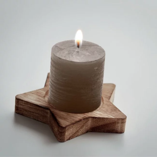 Bougie de noël personnalisable LOTUS 